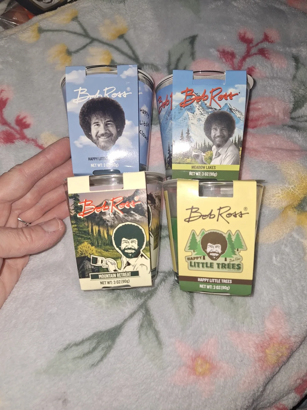 Bob Ross Scented Wax Melts - Assorted Colors Collectable All 4 - Picture 1 of 5